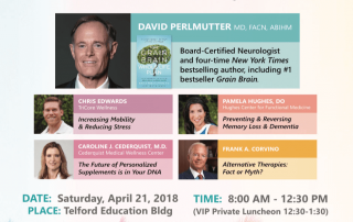 Preventing & Reversing Memory Loss & Dementia Lecture: April 21, 2018