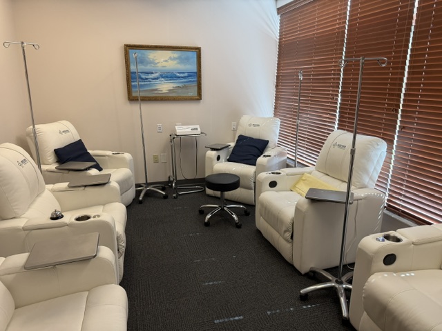 IV therapy chairs at NCFM