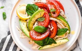 chicken salad with avocado