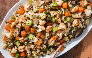 Ketogenic-Friendly Cauliflower Stuffing