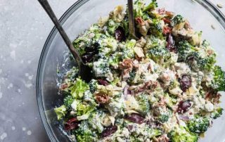 Mediterranean Low Carb Broccoli Salad