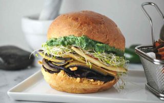 Vegan Roasted Root Veggie Sandwich